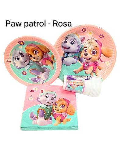 Paw Patrol Rosa - Piatti...