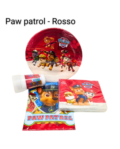 Paw Patrol Rosso - Piatti...