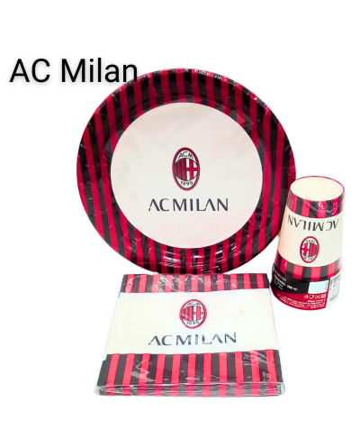 Coordinato per la tavola AC MILAN