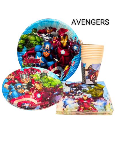 COORDINATO PER LA TAVOLA AVENGERS