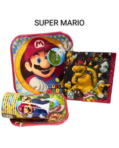 coordinato per la tavola super mario